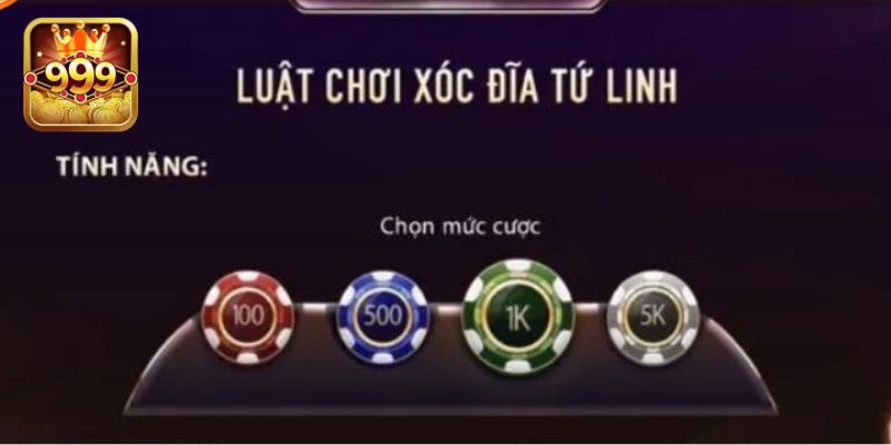 Luật chơi Xóc Đĩa Tứ Linh cơ bản